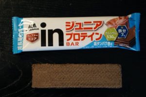 プロテインバー(森永)／ウエファーココア ジュニアプロテイン